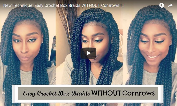 New Easy Crochet Box Braids Without Cornrows Sassy Plum